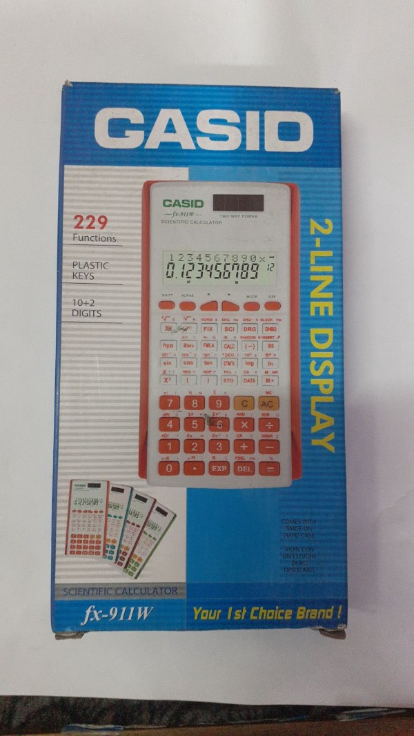 Scientific Calculator (CASIO 2-LINE DSPLY)