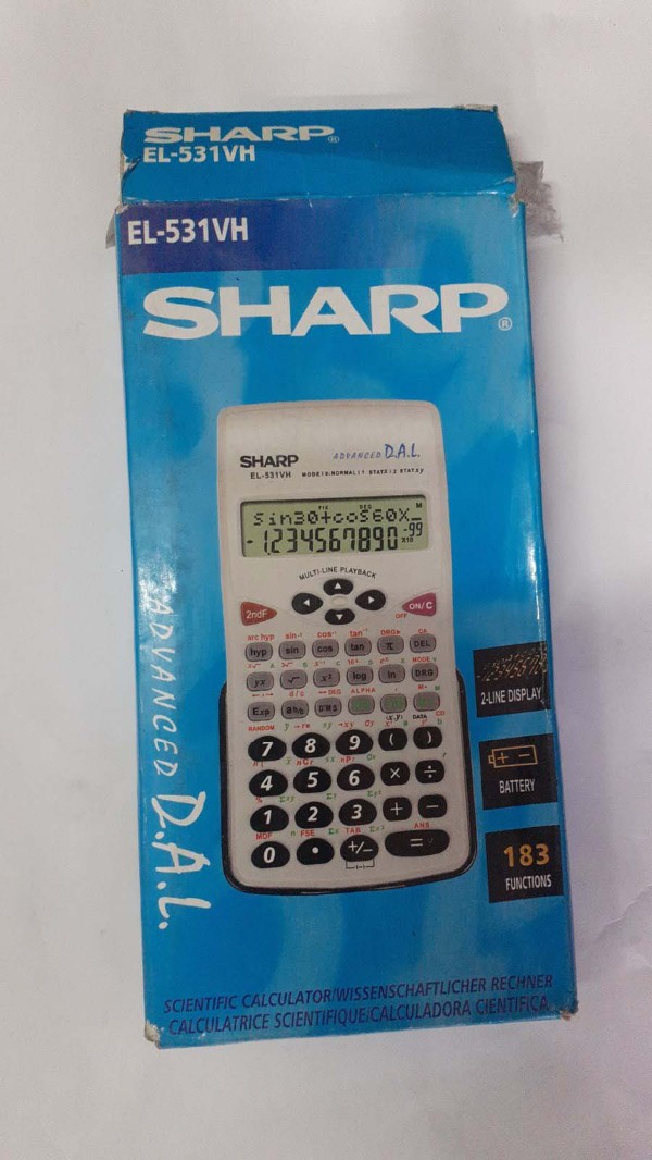 Scientific Calculator (SHARP EL-351VH)