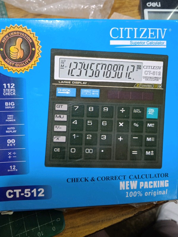 Calculator (CITIZETV CT-512)