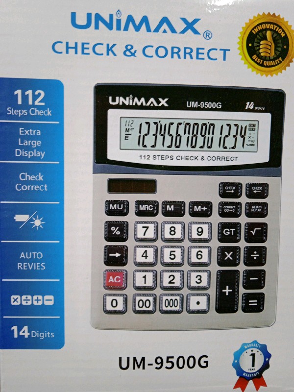 Calculator Unimax (UM-9500G)