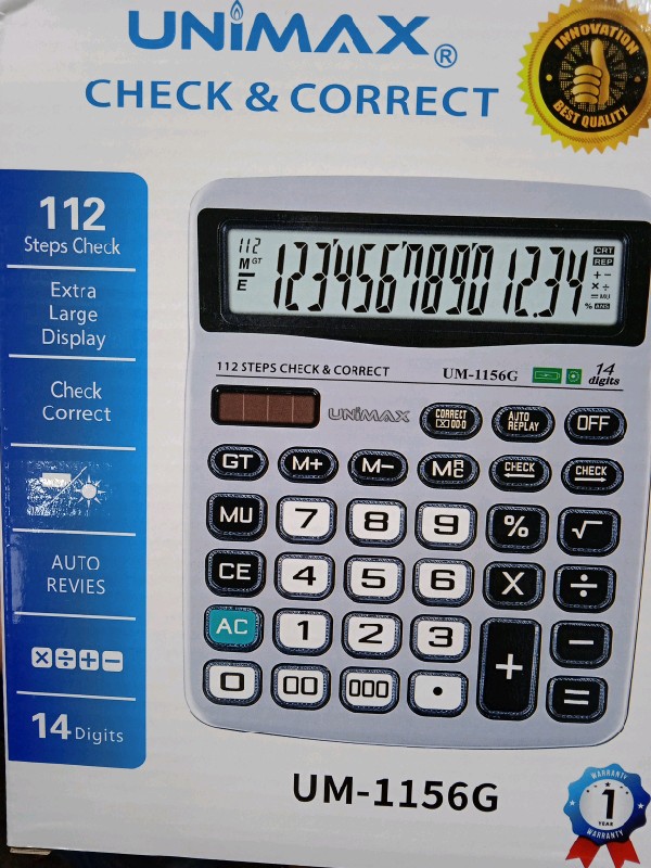 Calculator (UNIMAX UM-1156G)