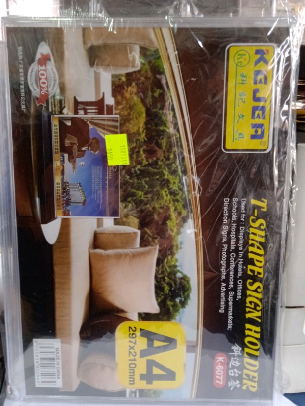 A4 T-Shape sign holder