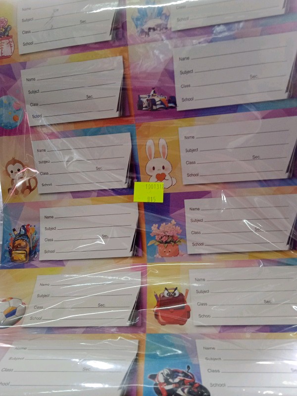 Name stiker