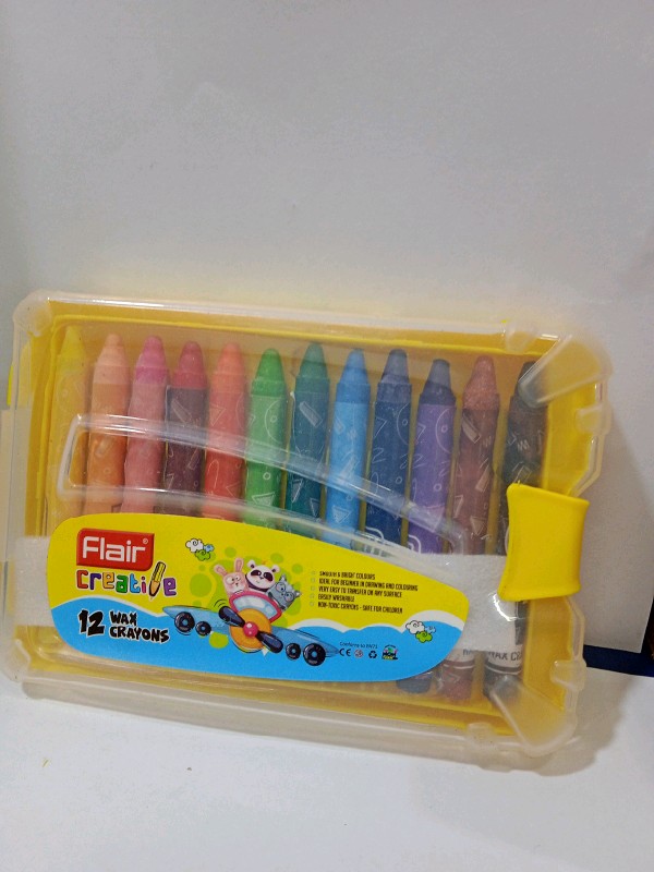 Wax 12 Crayons(Flair)