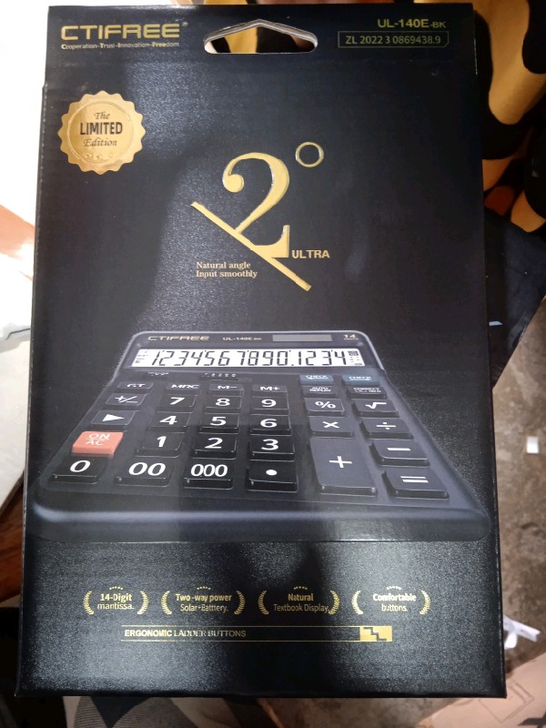 CTIFREE Calculator (UL-140E-BK)