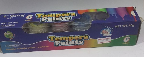 Tempera Points 20g 6 color Yalong