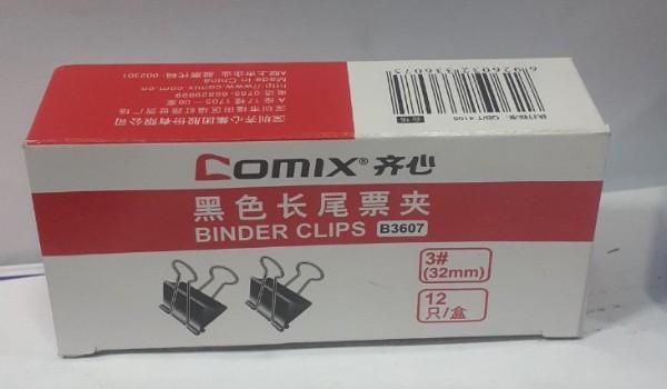 BInder Clips B3607 3# (Comix)