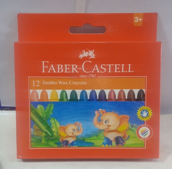 Jumbo Wax Crayons (Faber- Castell)