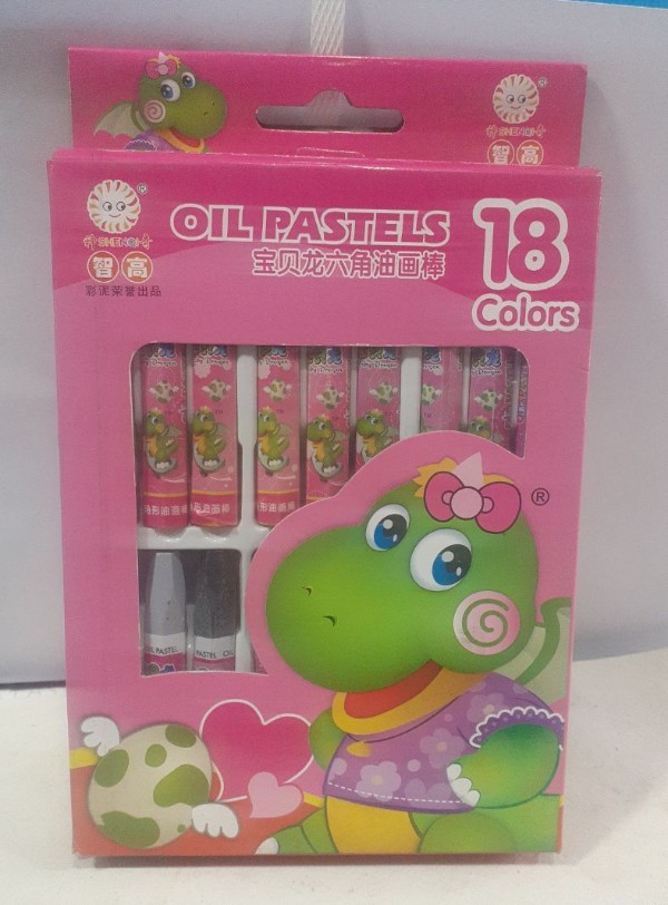 Oil Pastels 18 Color