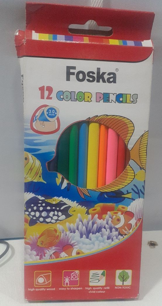 12 Color Pencils (Foska)