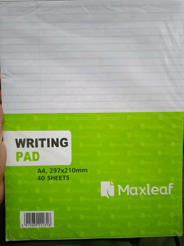 Writing Pad A4 40