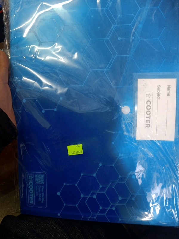 Clear File Bag BB02 ( Cooter)