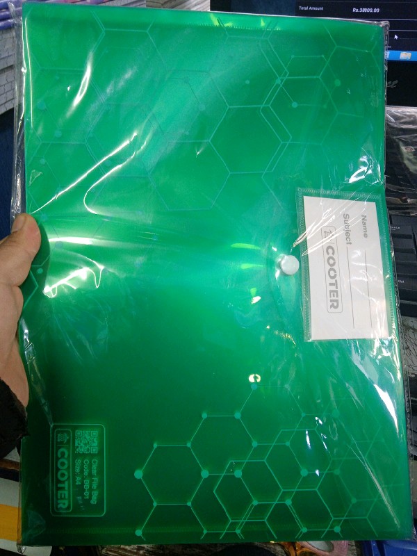 Clear File Bag BB-01 (Cooter)