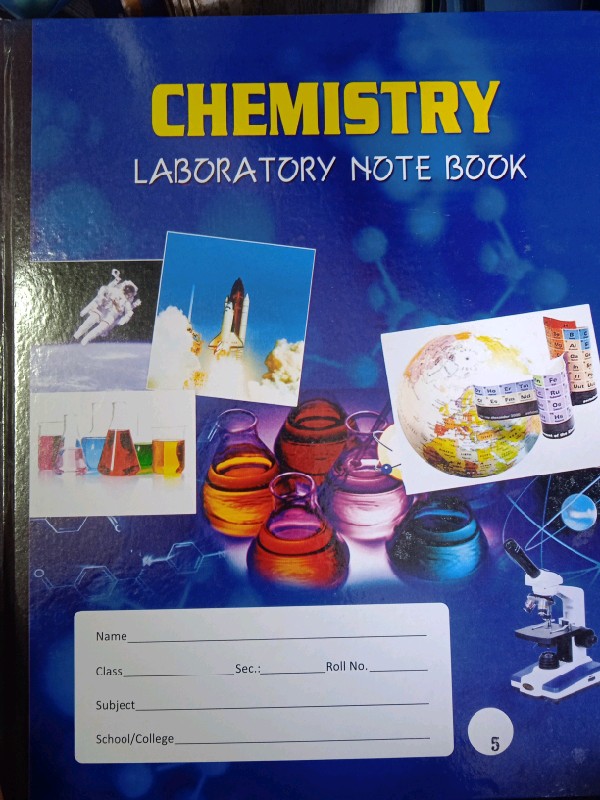 Chemistry Laborator Note Book 5#