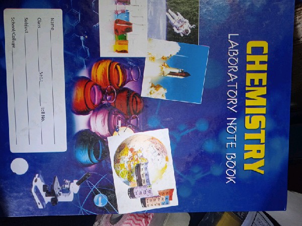Chemistry Laborator Note Book 4#