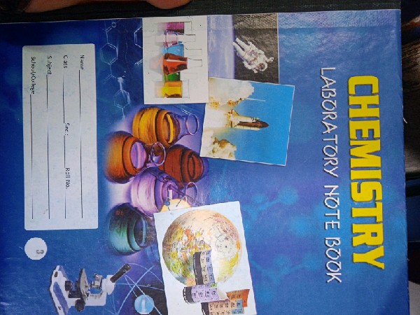 Chemistry Laborator Note Book 3#