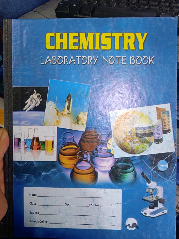 Chemistry Laboratory Note Book #AA