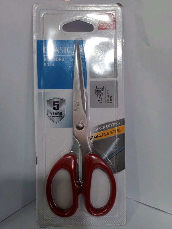 Glasic Scissors 6034 ( Deli)